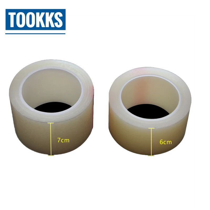 60 мм 70 мм ширина 100 м длина ЖК-экран для телефона прозрачная пылеотталкивающая клейкая защитная пленка лента для ремонта телефона