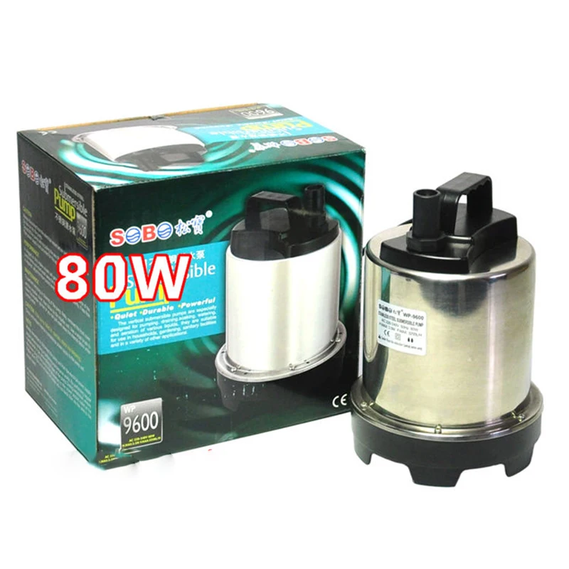 

9.19 free shipping 80w 3200L/H Submersible Seafood pool filter pump