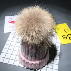 2017 привлекательный дизайн для женщин на весну и зиму шапки шапка вязаная шапка вязаный крючком шапка кроличий мех помпоны Уха Защиты
