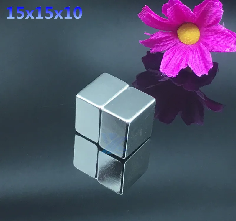 2pcs Bulk Small Round NdFeB Neodymium Magnets 15x15x10mm N35 Super Powerful Strong Rare Earth NdFeB Magnet