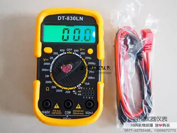 

Free Shipping Professional Portable DT-830LN Digital Multimeter AC/DC Ammeter Voltmeter LCD backlit display