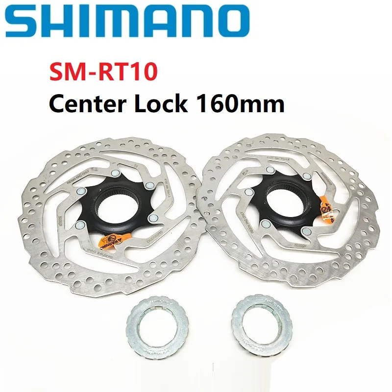 

SHIMANO SM RT10 160mm Brake Rotor Center Lock Disc Brakes Line Pull / Hydraulic Disc Brake Rotor MTB Mountain Bike SM-RT10