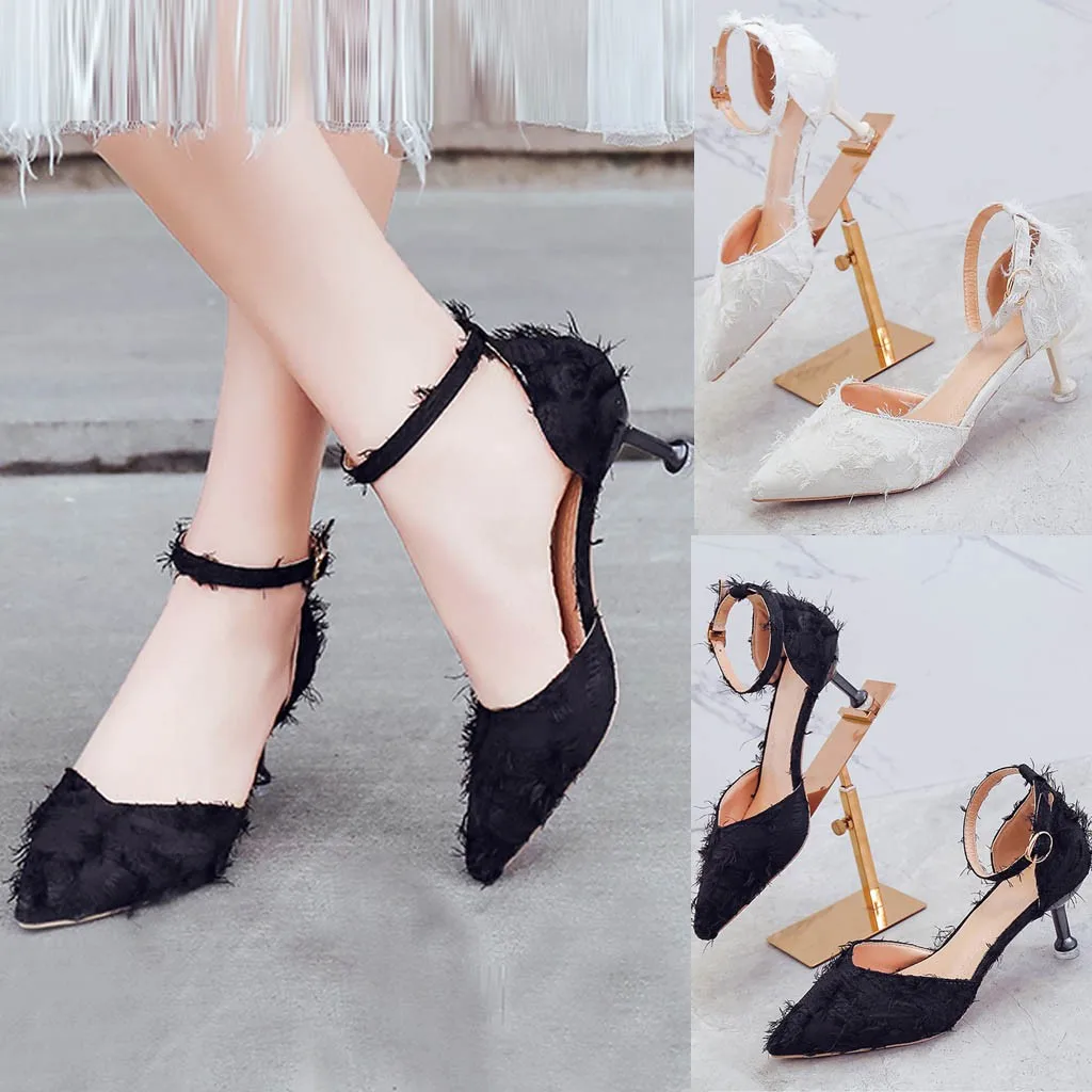 medium high heels sandals