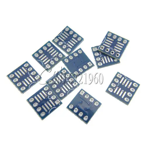 100 ШТ. SOP8 SO8 SOIC8 В DIP8 Interposer доска pcb совета Переходная Пластина Новый