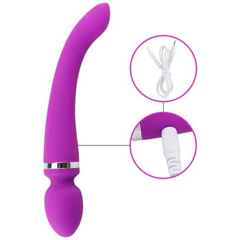 Man nuo Dual Head Vibrator Sex Toys for Women AV Wand Vagina Massager Clitoris Stimulation G-Spot Vibrator Powerful Sex Product 2