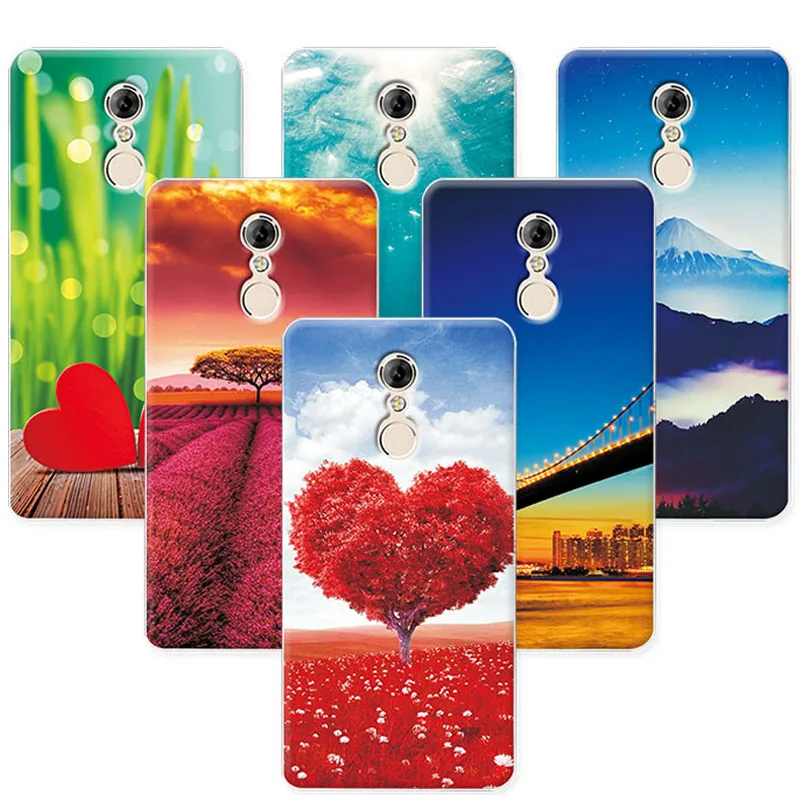 

Scenery Phone Cases for Lenovo K6 Note 5.5" Case Covers For Lenovo Vibe K6 Note K53A48 Soft TPU Back Funda For Lenovo K6note