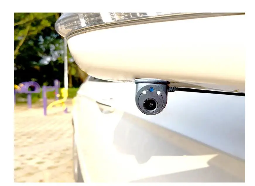 Автомобильный беспроводной USB Diy установка слепое пятно сторона/вид спереди wifi светодиодный видео запись Парковка заднего вида видимая камера детектор