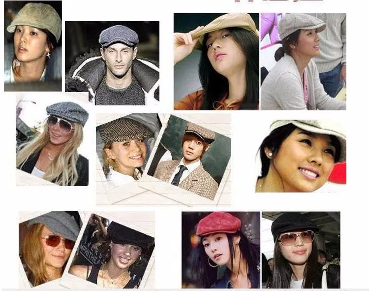 Новинка, корейские джинсы, юбки-брюки, берет Кепки шапка женская остроконечная шляпа, насыщенные цвета Весна-осень тонкий заклепки Мужская шляпа "Бейли", модные комплекты ковбойской одежды солнцезащитный козырек