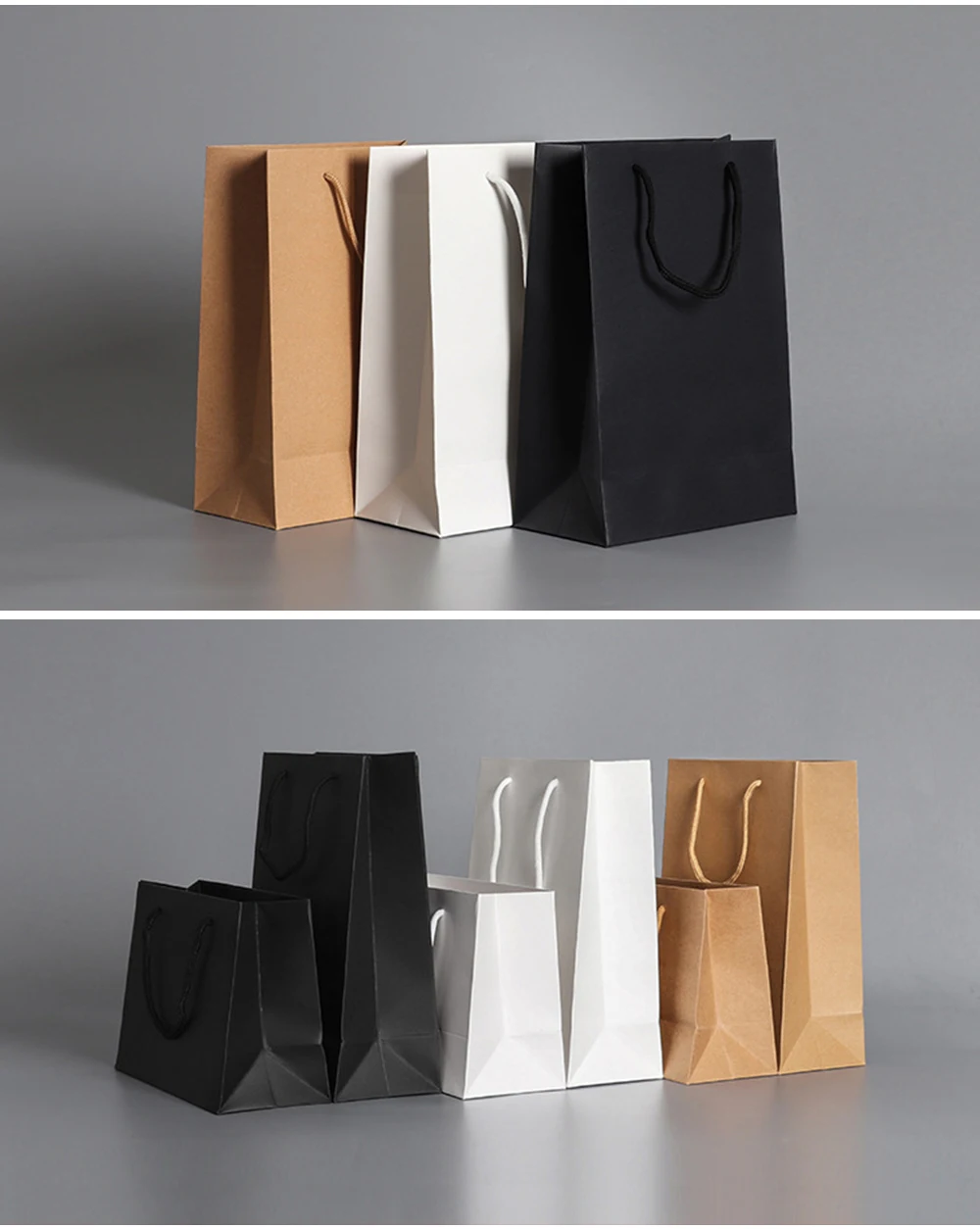 Логотип бутик бренда Бумага подарочные пакеты с ручками 100 шт для Одежда для продажи в розницу присутствует обувь DIY белый картон сумка