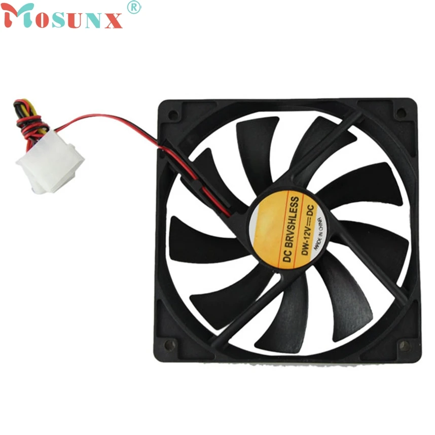

Mosunx Computer Case Cooler 12V 12CM 120MM PC CPU Cooling Cooler Fan 17Nov27 Drop Ship