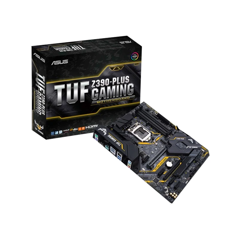  ASUS TUF Z390-PLUS GAMING Motherboard Intel LGA1151 4x DDR4 DIMM Max 64GB RAM ATX PCI-E 3.0 DP HDMI