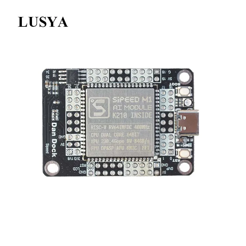Док-станция LUSYA Sipeed MAIX K210 AI + lOT глубокое обучение сканирование зрения и голос T0063 |