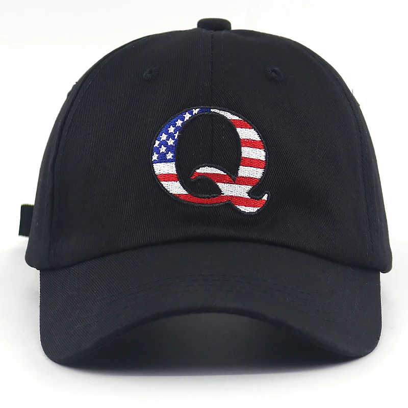 س لنا العلم التطريز أبي قبعة WWG1WGA على عودة قبعة بيسبول الإمالة الأمريكية السياسية كبيرة الصحوة قبعات ترد لمكانها