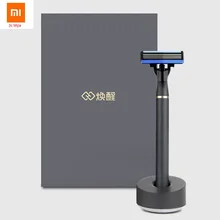Xiaomi Youpin Huanxing бритвы руководство борода бритья Магнитная стружки сменная бритва Скоба лопасти не электрический
