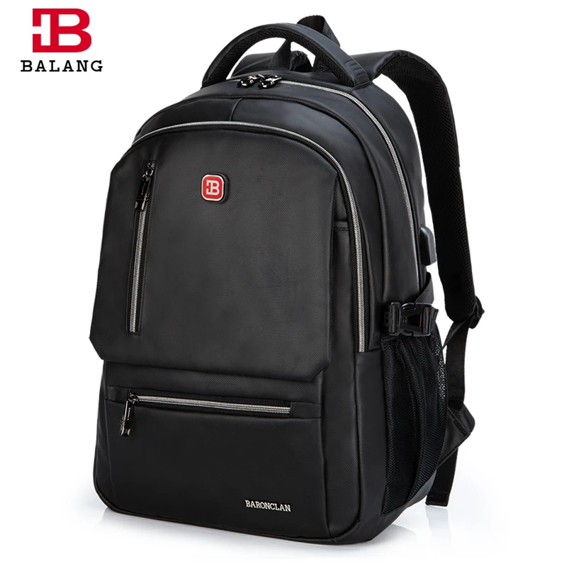 

BALANG Brand New Designer Unisex Leisure Backpack Large Capacity for 16 Inch Laptop with Mesh Water Bottle Pockets Daily Bag