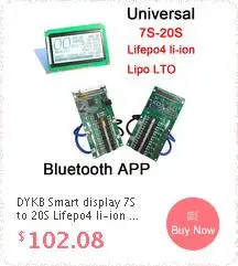 Dykb smart BMS 14S 13S 80A 100A 120A литий-ионный аккумулятор Защитная плата баланс BMS Высокая мощность Bluetooth приложение управление