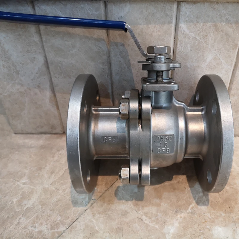 Фланцевый шаровой кран из нержавеющей стали, масляный газовый водяной шаровой клапан, RF фланцевый конец DN15 PN10 PN16