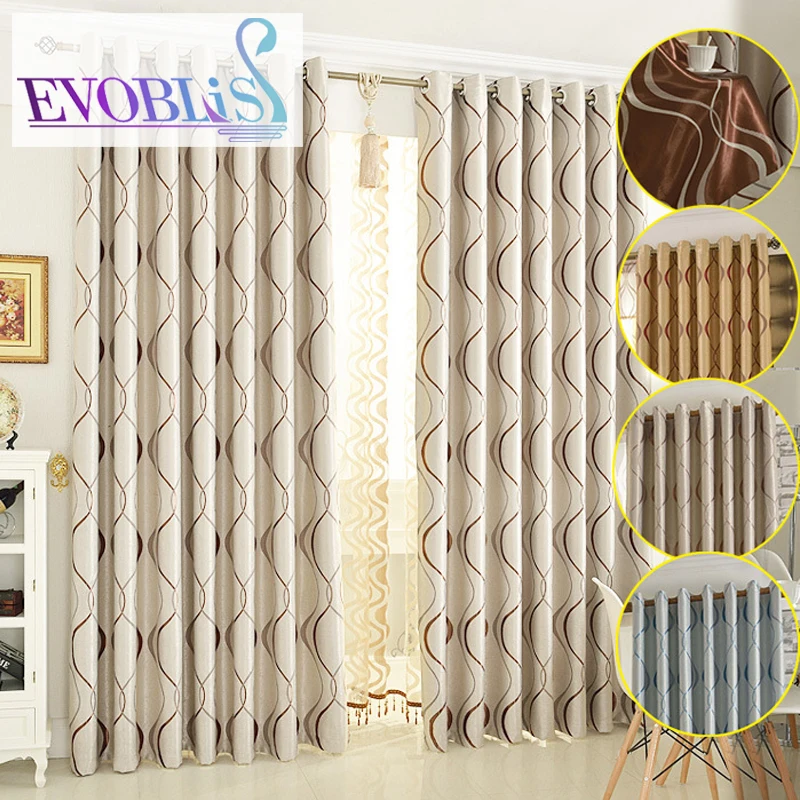 

curtains for living room European jacquard curtain cloth cortinas para sala de luxo blackout curtains rideaux pour le salon