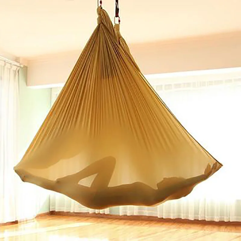 

SY01 Full Set 6 Grips Anti-gravity Aerial Yoga Hammock Flying Swing Yoga Inversion Exercise Home Device GYM Hanging Belt
