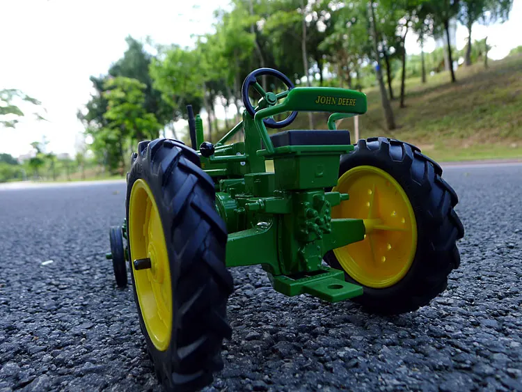 KNL HOBBY J Deere сельскохозяйственный трактор, игрушечный автомобиль из сплава, модель безопасности США, ERTL 1:16 специальные предложения