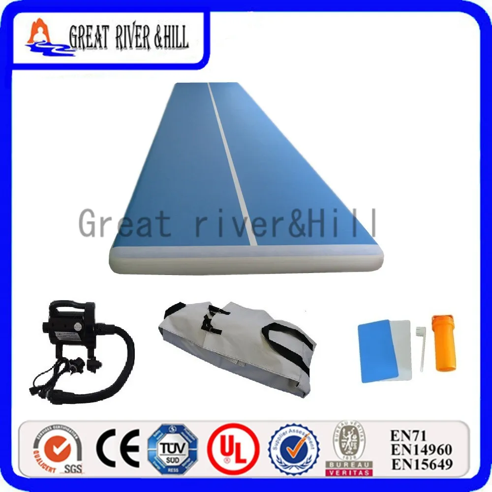inflatable air floor 8m font b sports b font exercise mat safety mats inflatable air track