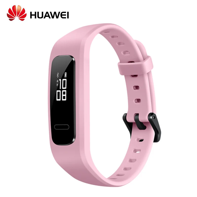 huawei Band 3e Running Genius умный Браслет Шагомер 50 м водонепроницаемый башмак-пряжка трекер сна сообщение напоминание - Цвет: pink