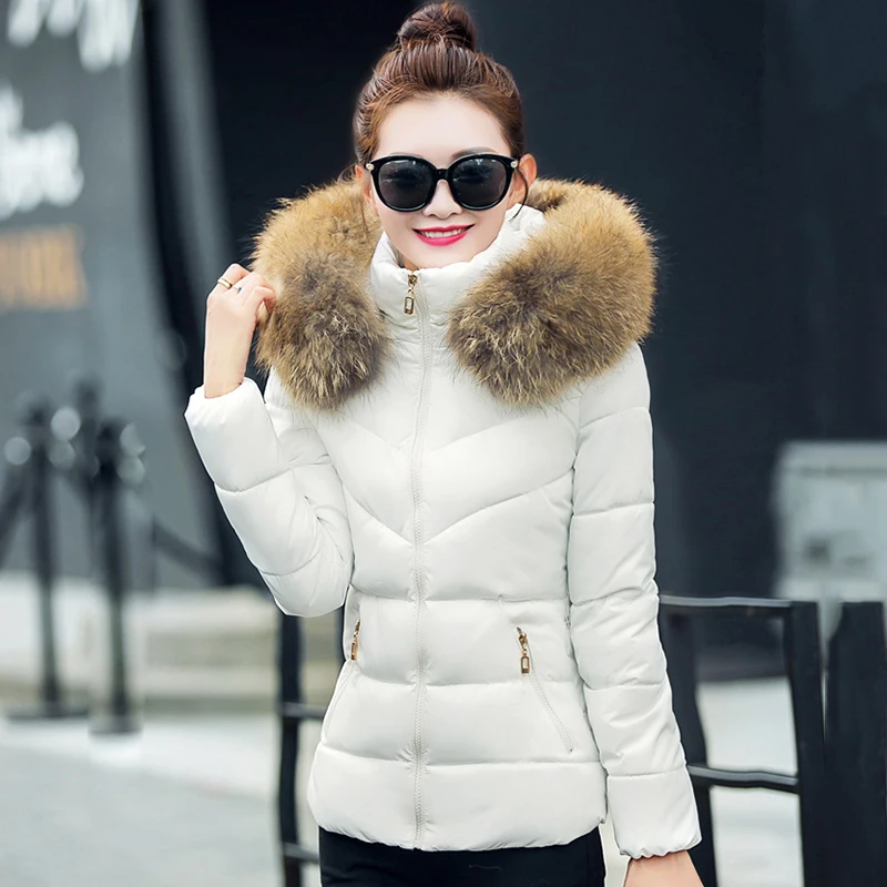 Skup 2019 New Arrival kobiety kurtka zimowa z futra stanąć kołnierz ciepły damski płaszcz zimowy wyściełane szczupła kobieta Parka znosić Camperas