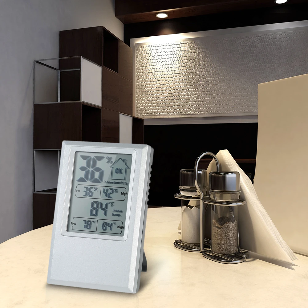 Digital Thermometer Hygrometer Indoor Temperature Humidity Meter