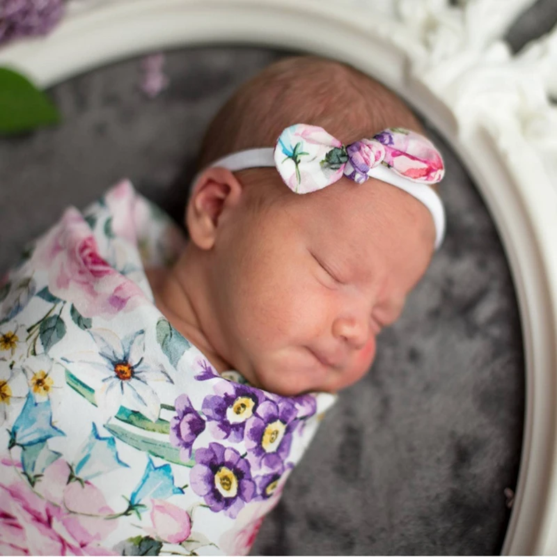 Soft Thin Nylon Headband Skinny Stretchy Kids DIY Hair Bows Elastic Headbands