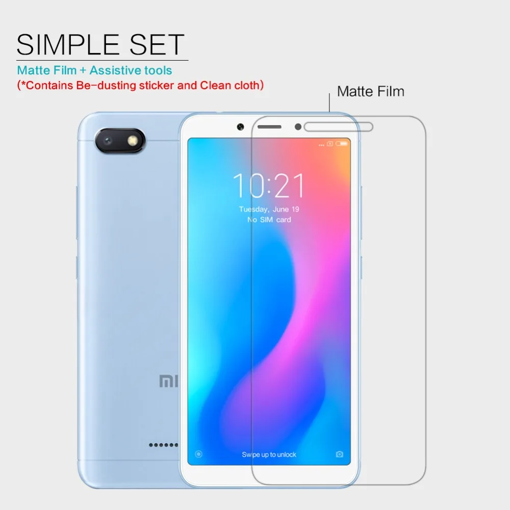 Redmi 6 защита экрана NILLKIN Супер прозрачная и матовая много для xiaomi redmi 6a 5