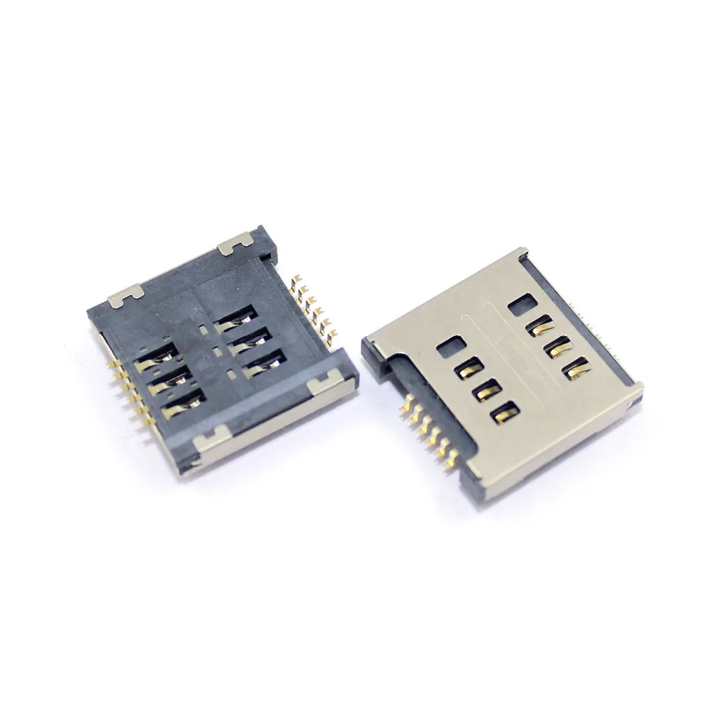 YuXi для LG D285 Optimus L65 D325 L70 D380 L80 E455 E615 E715 L5 P715 L7 II T370 T37 (две SIM карты) разъем карты|Шлейфы