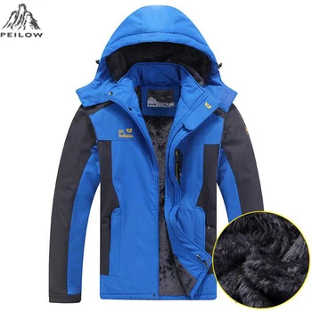 

Plus size 6XL,7XL,8XL Winter Jacket Men Thick Warm Wool Liner Coat Thermal Warm Windproof waterproof Hood Jackets Mens Parka