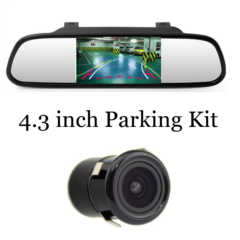 

Зеркало-монитор автомобильное, 520 дюйма, с интеллектуальным динамическим отслеживанием траектории движения, камерой заднего вида, 4,3