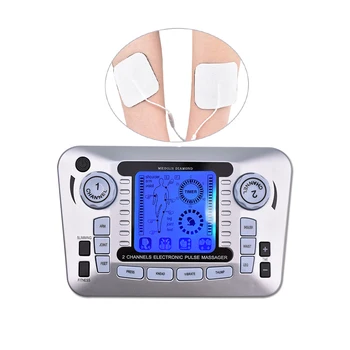 

Electric EMS Tens Acupuncture Body Massager Digital Therapy Machine 10 Pads For Back Neck Foot Leg health Care tens machine tool