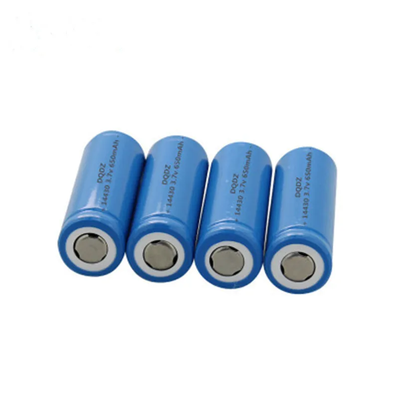 

2pc 14430 Lithium Battery 650 mAh 3.7v Charging Flat Lithium Li-Lon 14430 Cylindrical Rechargeable Battery