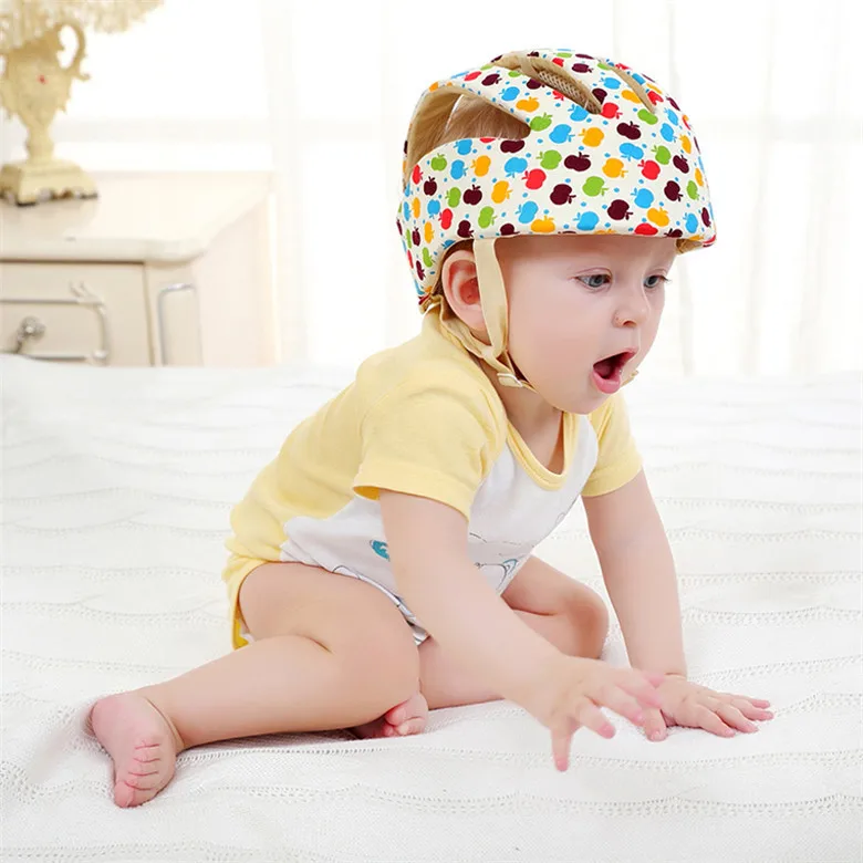 car baby accessories Baby Helmet Safety Protective Helmet For Babies Girl Cotton Infant Protection Hats Children Cap For Boys Girls Capacete Infantil Children's Finger Toothbrush Baby Accessories