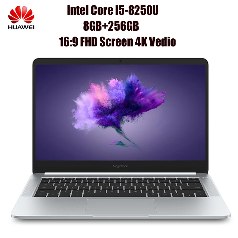 HUAWEI Honor MagicBook VLT W50C Windows 10 OEM Pro ноутбук 14 'ཌ:9 FHD экран 8 ГБ + 256 Intel Core I5 8250U 4 K