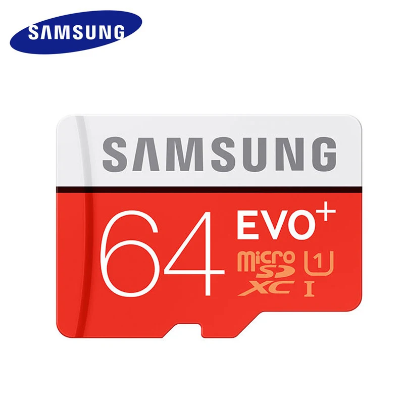 Оригинал SAMSUNG карта памяти Micro SD Class10 Карты Памяти 64 ГБ EVO + плюс TF Trans Flash Микро memoria