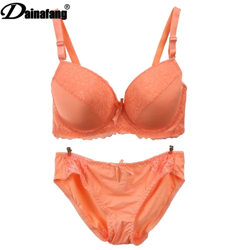 

DAINAFANG 2019 newest women b / c / d /e cup push up sexy lingerie bra, lace water lingerie + underwear, lingerie sexy linVs bra