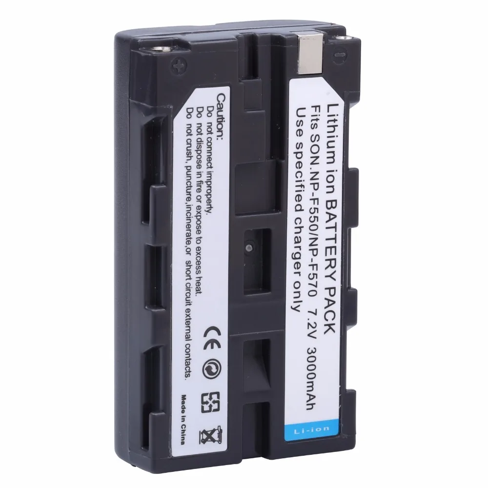 PROBTY 1 шт. NP F550 F570 батарея + зарядное устройство для Sony DCR TRV620K VX2000 VX2100 MVC FD75 FD81|f570