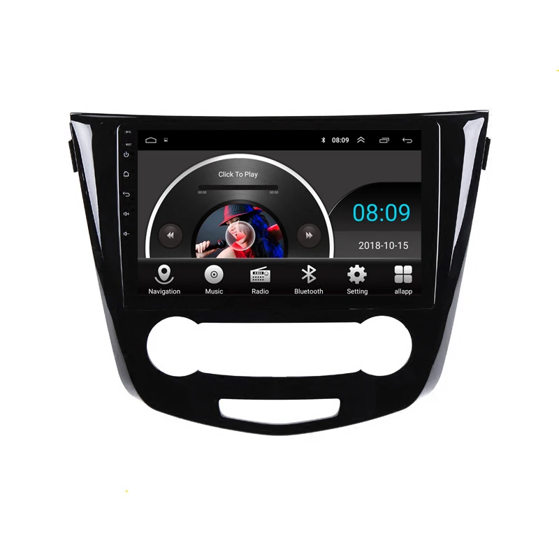 Top 10.1" 2.5D IPS Android Car DVD GPS For Nissan Qashqai X-Trail 2014 2015 2016 car radio stereo wifi 16