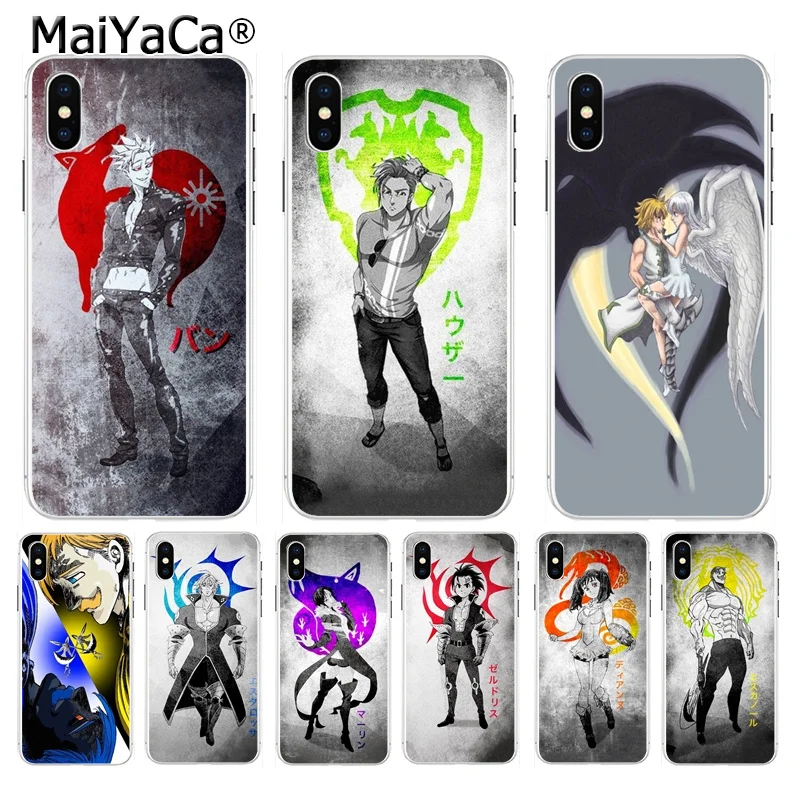 

MaiYaCa Seven Deadly Sins Nanatsu no Taizai Ban Phone Accessories case for iPhone 8 7 6 6S Plus X XS max 10 5 5S SE XR Shell