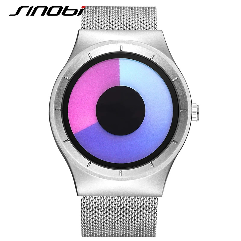 

SINOBI Fashion Unisex Wrist Watches Top Luxury Brand Female Geneva Quartz Clock Ladies Wristwatch 2017 Erkek Kol Saatleri J77