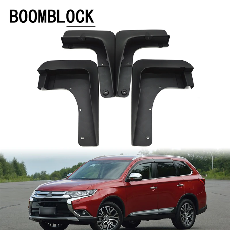 4 шт. передние и задние щитки от грязи для Mitsubishi Outlander 2015 2016 2017 2018|Грязезащита| |