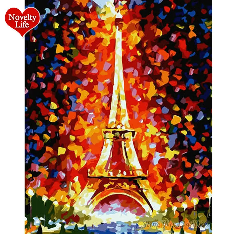 Diy Digital Oil Painting by Numbers Paint Drawing Color by Number