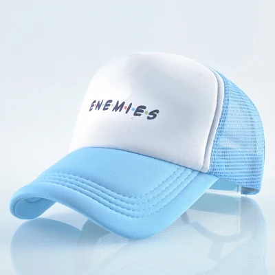 Unisex Adjustable Baseball Cap Men Printing Snapback Hat Hip Hop Gorra Hombre Beisbol Women Letter Trucker Caps Mesh Dad Hats - Цвет: blue1