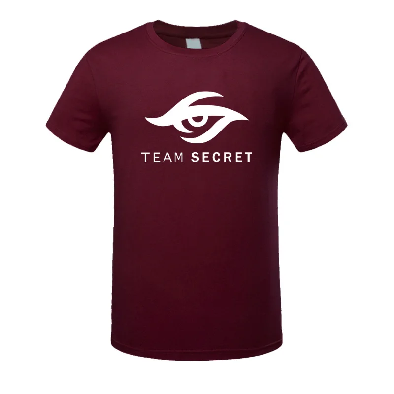 Dota2 футболка с револьверным международным приглашением TI5 хлопковые футболки DOTA 2 Team Secret футболка с принтом логотипа размера плюс - Цвет: 6