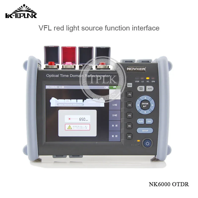 

Handheld OTDR NK6000 SM 1310/1550nm 35/33dB optical fiber fault detector cable breakpoint tester Optical fiber length fault