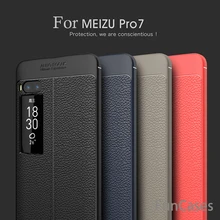 Fundas de teléfono para Meizu Pro 7 Pro7 caso 5,2 pulgadas de lujo suave TPU cuero funda de diseño para Meizu Pro 7 Pro7 Moblie teléfono