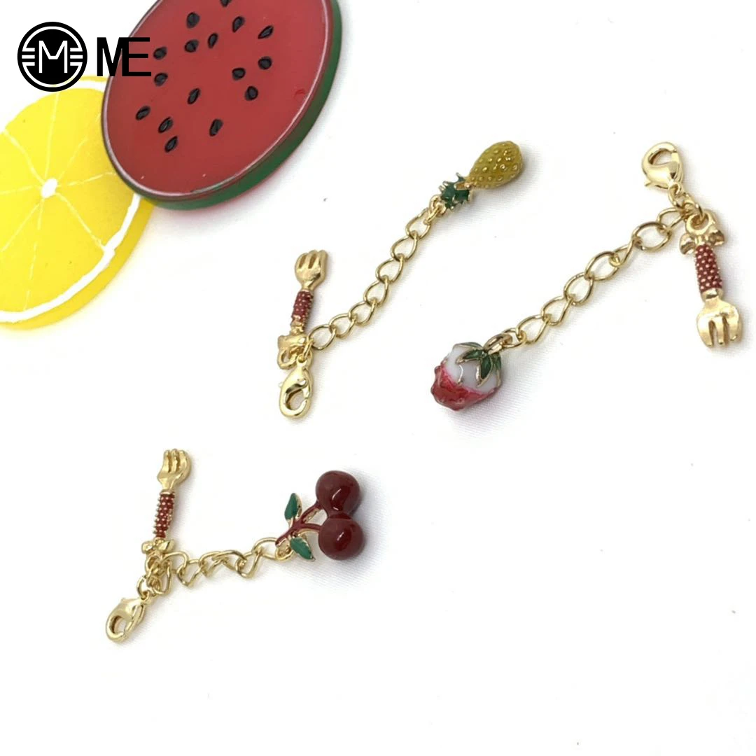 2019 MIVE New Design Lovely Fruit Fork Keychain Handbag Pendant Bookmarks Spiral Loose Leaf Notebook DIY Decorate Accessory | Украшения и